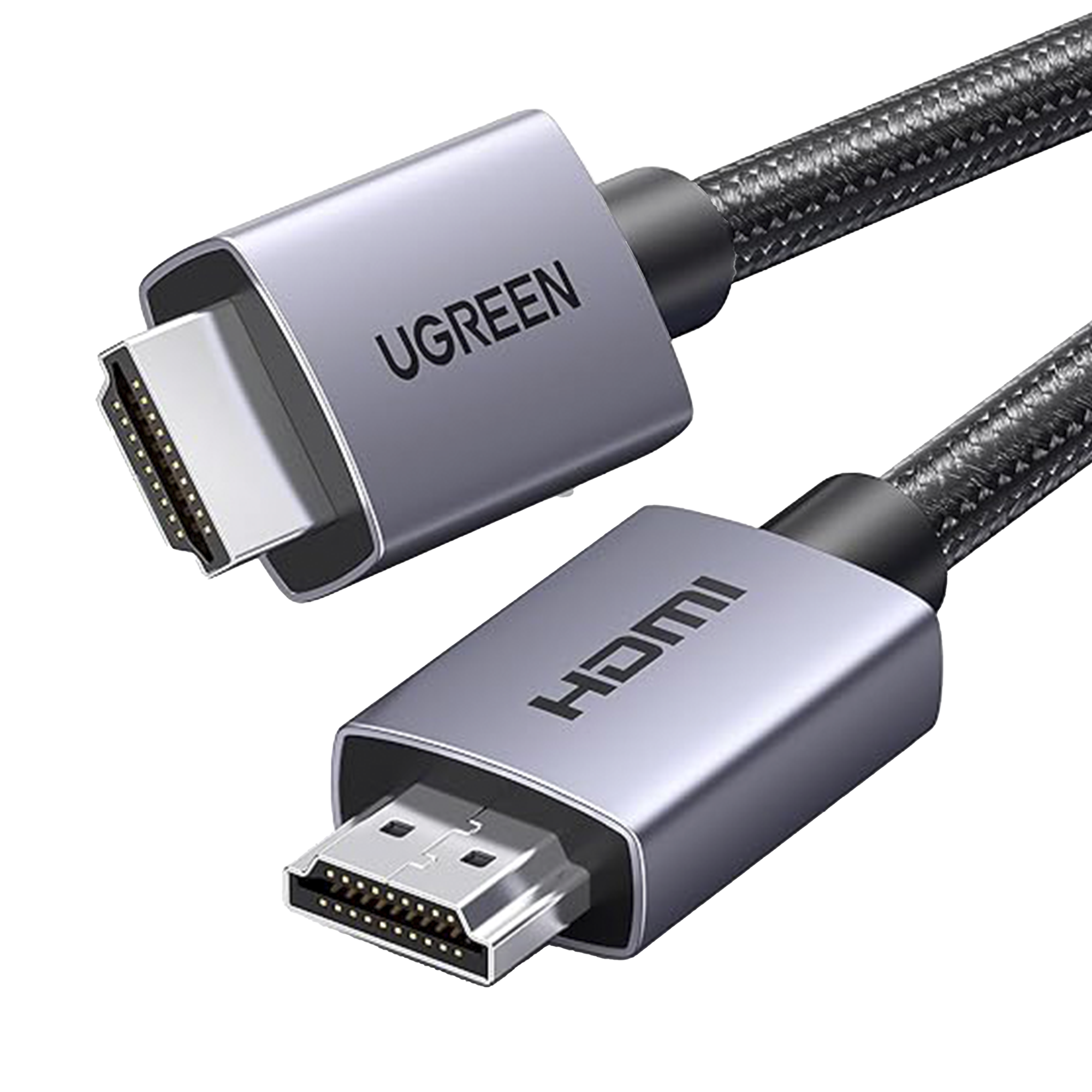 Cable HDMI 2.0 de Nylon Trenzado | 2 metros | 4K@60Hz | ARC | Dolby ATMOS | True HD | DTS HD | HDR | 3D Inversivo | 3 modos de Visualización | 3 Capas de Protección + 4 de Blindaje | Niquelado | Carcasa de Aluminio. Cable HDMI 2.0 de Nylon Trenzado | 2 metros | 4K@60Hz | ARC | Dolby ATMOS | True HD | DTS HD | HDR | 3D Inversivo | 3 modos de Visualización | 3 Capas de Protección + 4 de Blindaje | Niquelado | Carcasa de Aluminio.